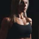 Lesbian Fitness Freak with Sporty Body in London